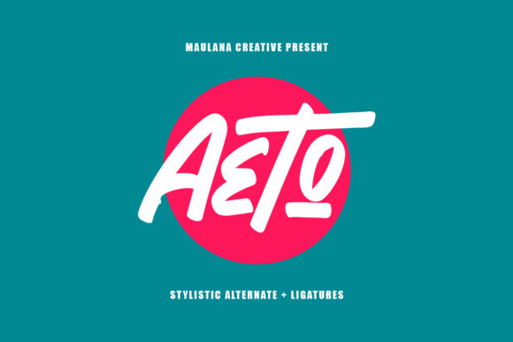 Aeto: A Sweet, Confident Display Font for Real Branding Work