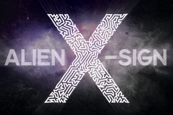 Alien X Sign: A Futuristic Display Font That Elevates Editorial Moments