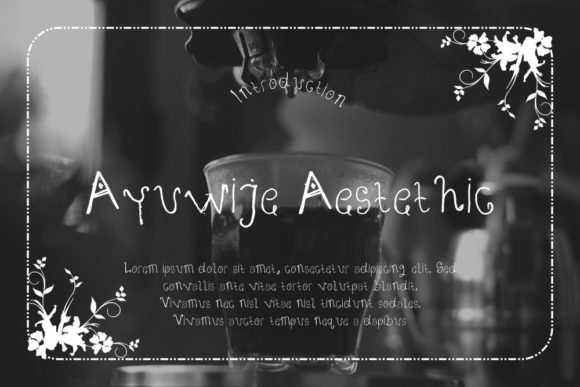 Ayuwije Aestethic: A Thoughtful Display Typeface for Warm Editorial Moments