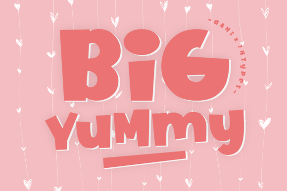 Big Yummy Font: Bold, Cute & Craft-Ready Display Type