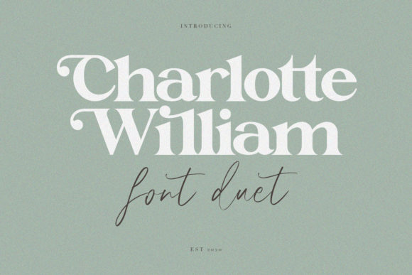 Charlotte William: A Display Font That Commands Attention