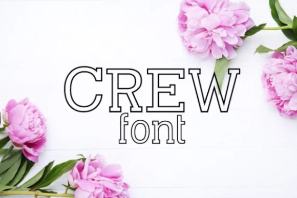 Crew: A Display Font That Commands Attention
