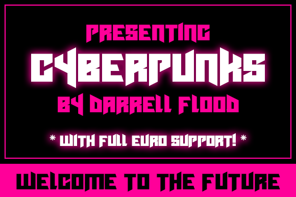 Cyberpunks: A Playful Display Font That Lifts Digital Branding