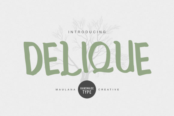 Delique: A Display Font That Earns Its Space