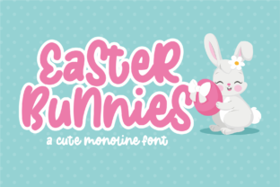 Easter Bunnies: A Bold Display Font for Digital Branding