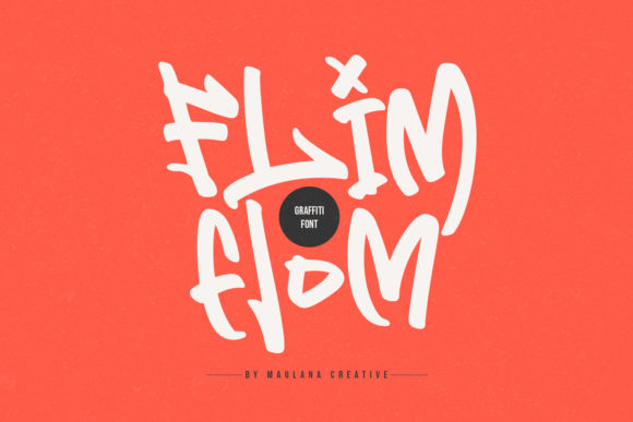 Flim Flom Display Font for Handmade & Printable Products