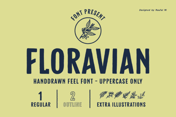 Floravian: A Retro Display Font That Actually Works