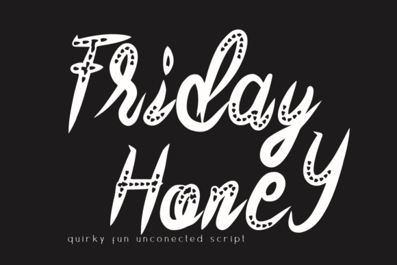 Friday Honey: A Display Font That Feels Like a Hand-Picked Design Friend
