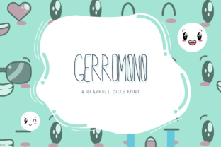 Gerromono: A Playful Display Font for Editorial Charm