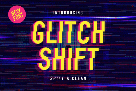 Glitch Shift: A Display Font That Adds Digital Edge to Real Branding