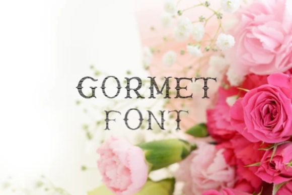 Gormet: A Playful Display Font for Handmade Joy