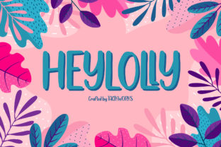 Heylolly: A Warm, Handcrafted Display Font That Feels Like Home