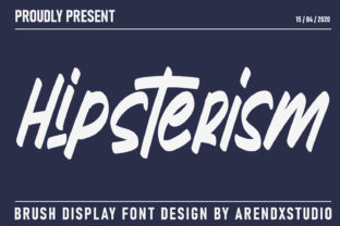Hipsterism: A Bold Display Font for Editorial Identity