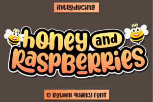 Honey and Raspberries: A Display Font That Feels Like a Warm Welcome