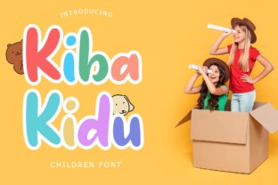 Kiba-Kidu: A Display Font That Makes Kids’ Campaigns Instantly Clickable