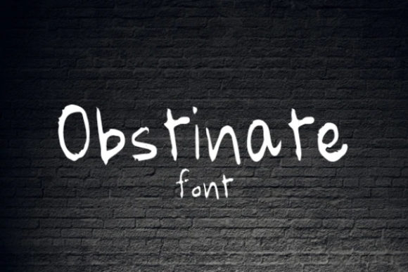 Obstinate: A Display Font with Quiet Confidence