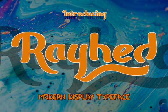 Rayhed: A Bold Display Font for Playful Branding