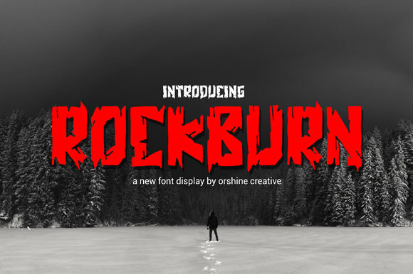 Rockburn Display Font for Handmade & Printable Creations