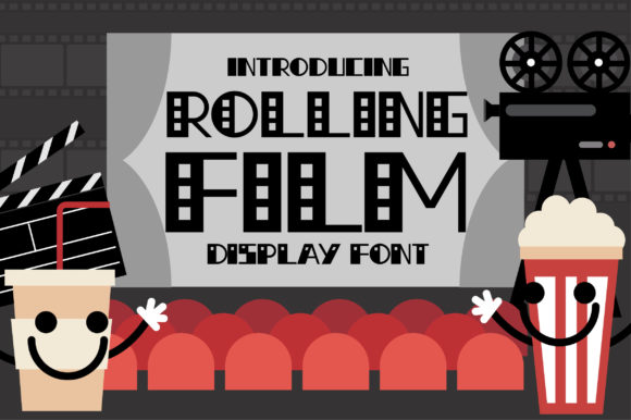 Rolling Film: A Display Font That Brings Motion to Brand Identity