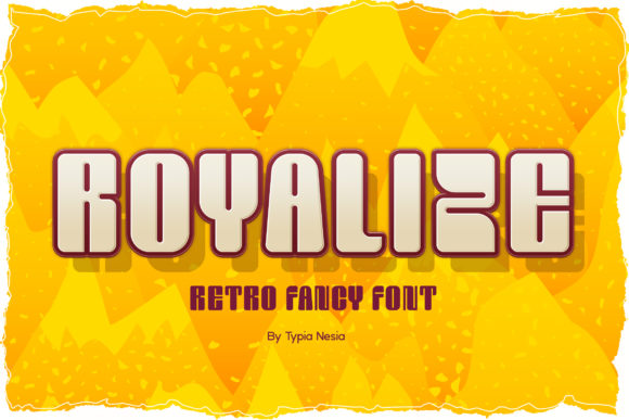 Royalize: A Retro Display Font That Elevates Real Branding Work