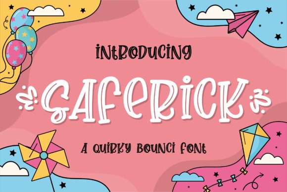 Saferick: A Cheerful Display Font for Digital Branding