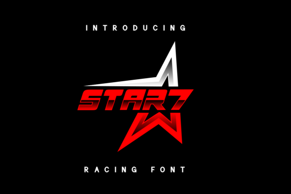 Star7: A Bold Display Font for Handmade Labels & Craft Projects