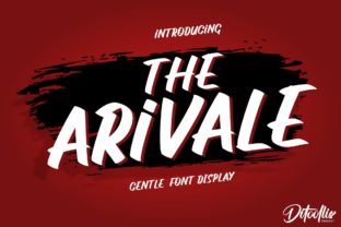 The Arivale: A Bold Display Font That Cuts Through the Feed