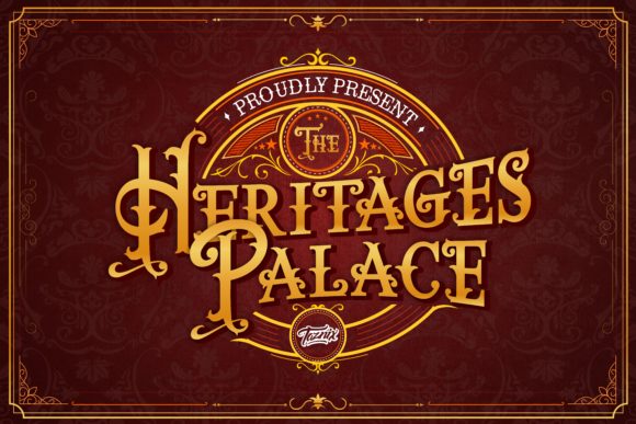 The Heritages Palace: A Display Font That Elevates Real Small Business Branding